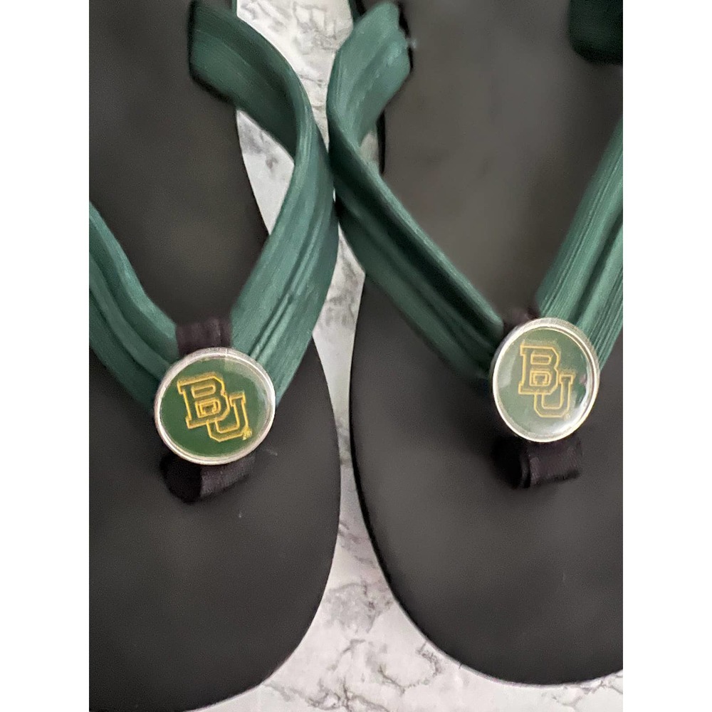 3/$25**Baylor college flip flops - size 8.5